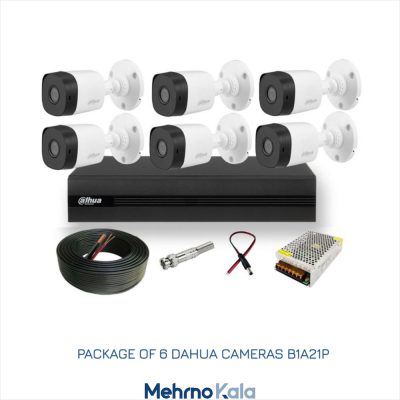 قیمت و خرید پکیج دوربین مدار بسته داهوا 6 عددی