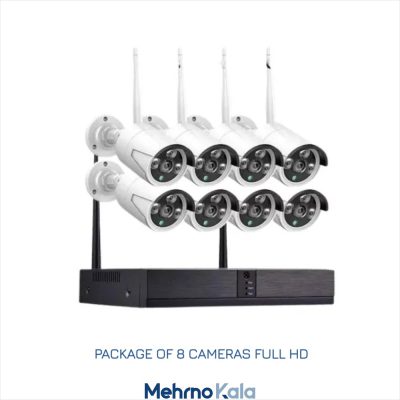 قیمت و خرید پکیج 8 دوربین مدار بسته 2 مگاپیکسل
