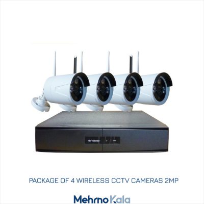 قیمت و خرید پکیج دوربین مدار بسته بیسیم 4 کانال